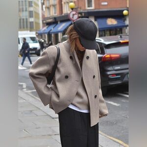 Oversized Button-Down Jacket // Small